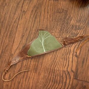 Artisan wrap leather cuff